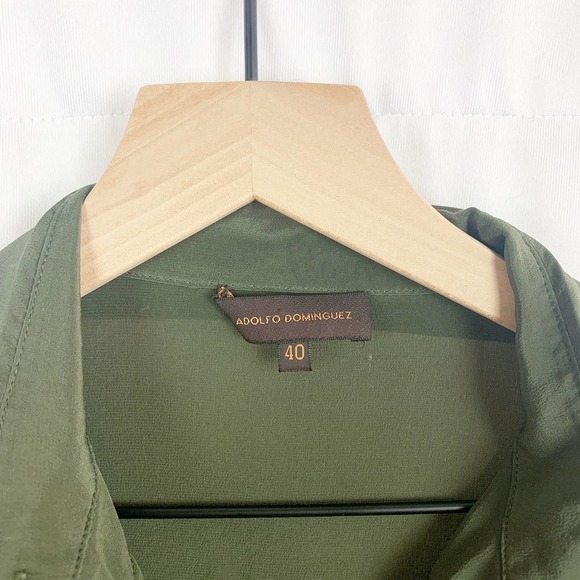 Adolfo Dominguez Mixed Texture Button Down Shirt - Picture 5 of 6